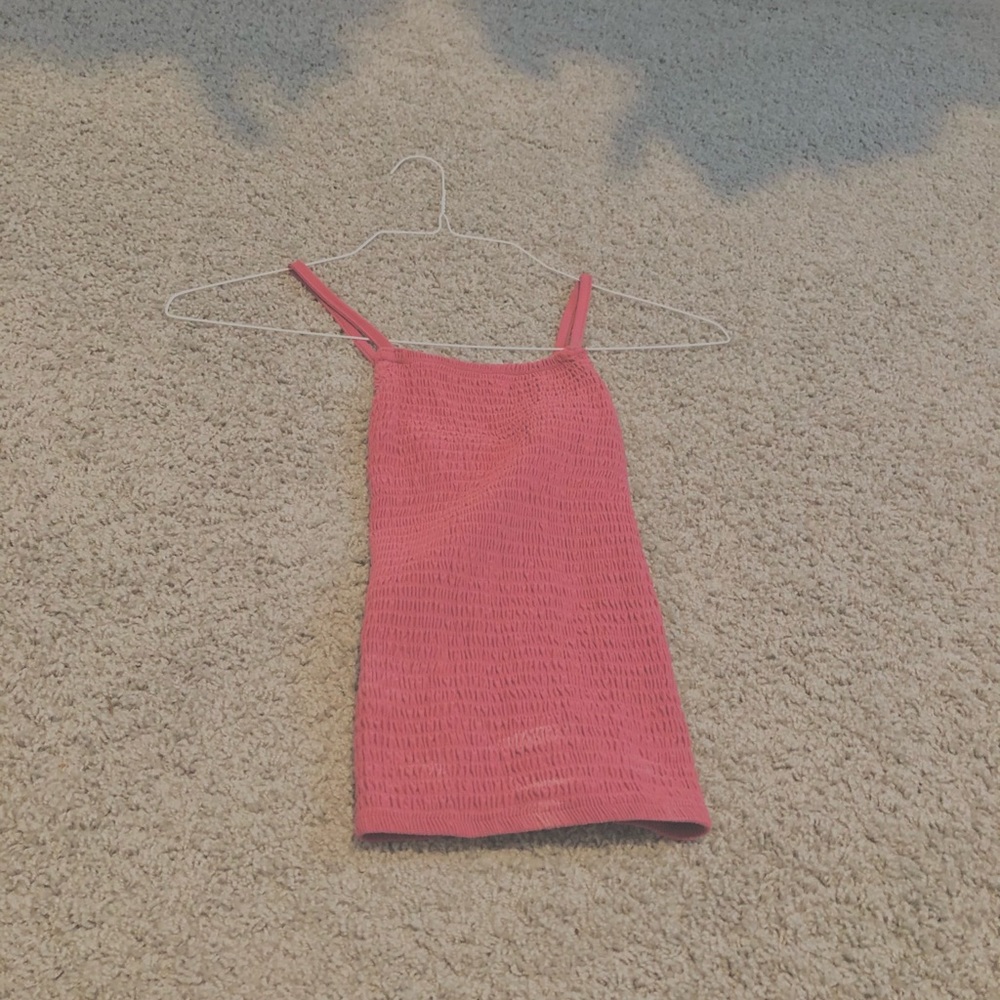 Forever 21 pink crop top.